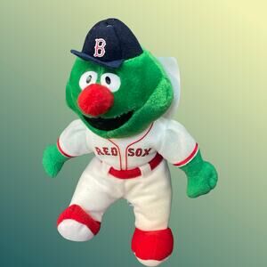 Boston Red Sox Wally the Green Monster Plush 9" Mascot Twins Enterprises NWT MLB